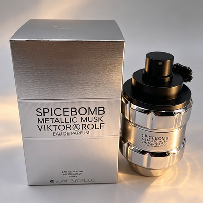 Viktor & Rolf Spicebomb Metallic Musk Eau de Parfum 3.04oz For Men NEW SEALED