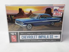 Amt 61 Chevy Impala Ss 125 Scale Model Kit Very Nice
