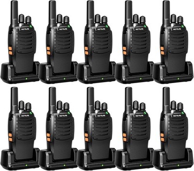 Long Range Walkie Talkies Rechargeable Retevis H777 H777H 2W FRS Factory 10 Pack