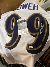 Odafe Oweh Baltimore Ravens Signed Jersey JSA Fast Shipping
