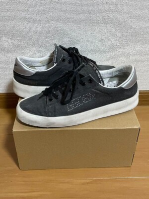GOLDEN GOOSE GGDB-AFG HIGH END Black Canvas Silver EU:41 US:11 Damen Sneaker
