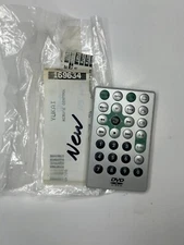 Yukai Uk700 Portable DVD Player Remote Control, Silver - OEM NOS for Many Models