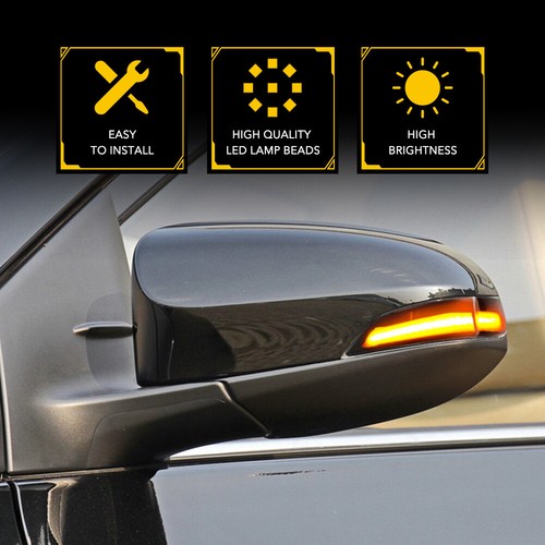 Left+Right Side Dynamic Mirror Signal Turn Light For Toyota C Prius 2012-2018 - Picture 9 of 12