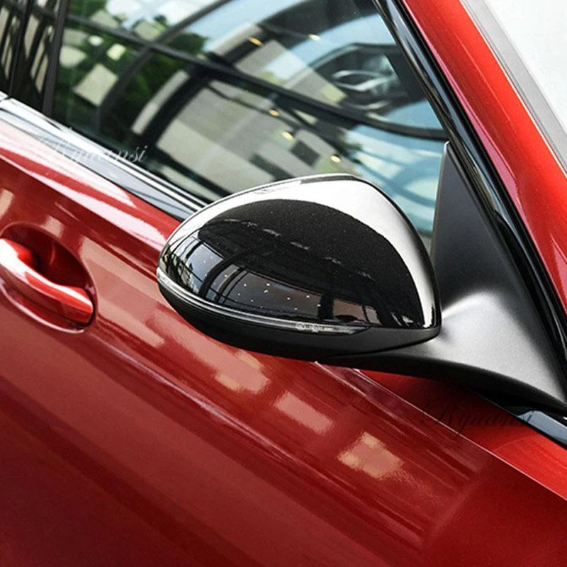 Gloss Black Side Mirror Covers For Mercedes Benz GLC GLC300 GLC43 X254 2022-2025 Foto 3 de 4