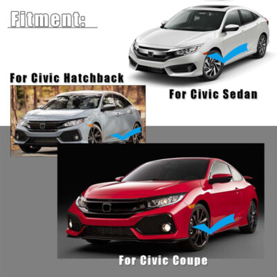 Dorpelbeschermer voor Honda Civic 10 2016-2021, 4 Stuks