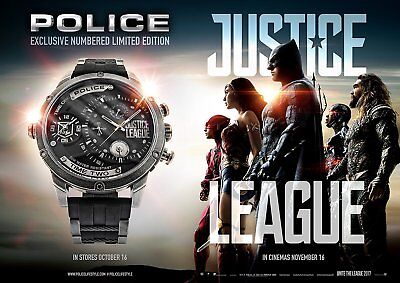 Police Justice League Limited Edition Numbered Men's Quartz Police Justice League Limited Edition Numbered Men's Quartz