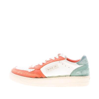BACK 70 Herren Schuhe Sneaker Slam D V2 Leder Weiß Vintage Cloud Orange