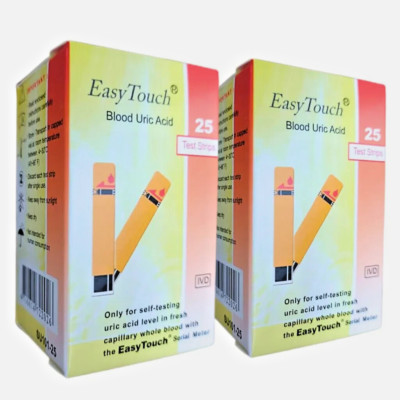 READY STOCK EASYTOUCH GCU - URIC ACID TEST STRIP, 25 PCS/BOX