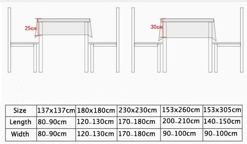 Wedding MJS Table Cloths Rectangle Square Thick Table Cover White Napkin - Picture 11 of 12
