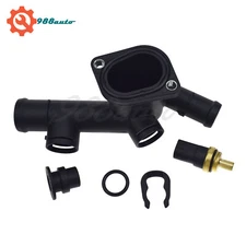 For 98-05 VW BEETLE 2.0L Coolant Flange w/ Coolant Temperature Sensor 06A121132C