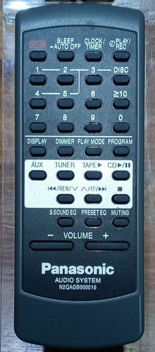Sistema de audio genuino Panasonic N2QAGB000016 control remoto y baterías ENVÍO GRATUITO - Imagen 2 de 5