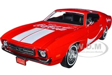 1971 FORD MUSTANG SPORTSROOF RED "COCA-COLA" 1/24 MOTOR CITY CLASSICS 424071
