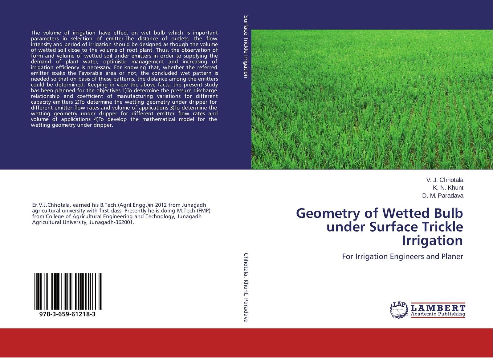 Thumbnail - Geometry Of Wetted Bulb Under Surface Trickle Irrigation V. J.