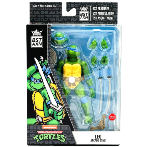 BST AXN Teenage Mutant Ninja Turtles Arcade Game Action Figure