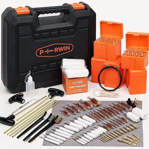 US 84PCS Universal Gun Cleaning Supplies for Pistol Handgun Shotgun Cleaning Kit
