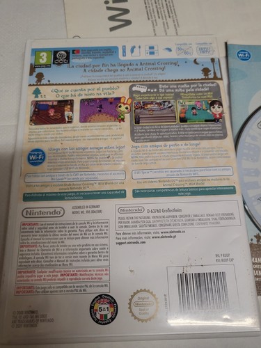 Nintendo Wii Animal Crossing Lets Go To City PAL España completo - Imagen 2 de 7