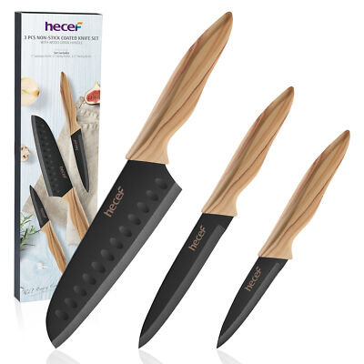 3Pcs Küchenmesser Set Sharp Ultra Sharp Professional Edelstahl Kochmesser Set