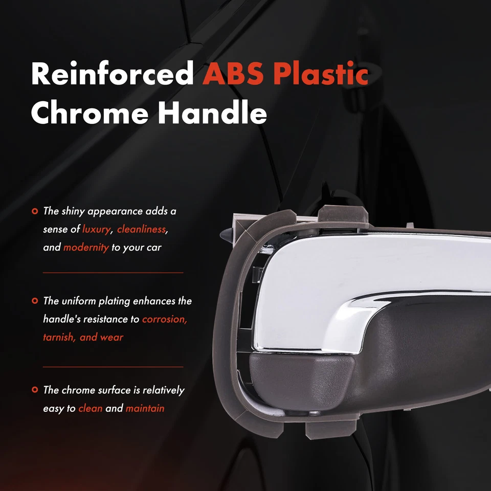 Manija de puerta interior delantera derecha marrón para Nissan Quest 1999-2002 Mercury Villager Foto 4 de 4