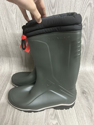 Women’s Dunlop Blizzard Green Wellies UK Size Brand New UK