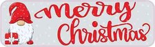10in x 3in Gnome Merry Christmas Magnet Car Truck Vehicle Magnetic Sign