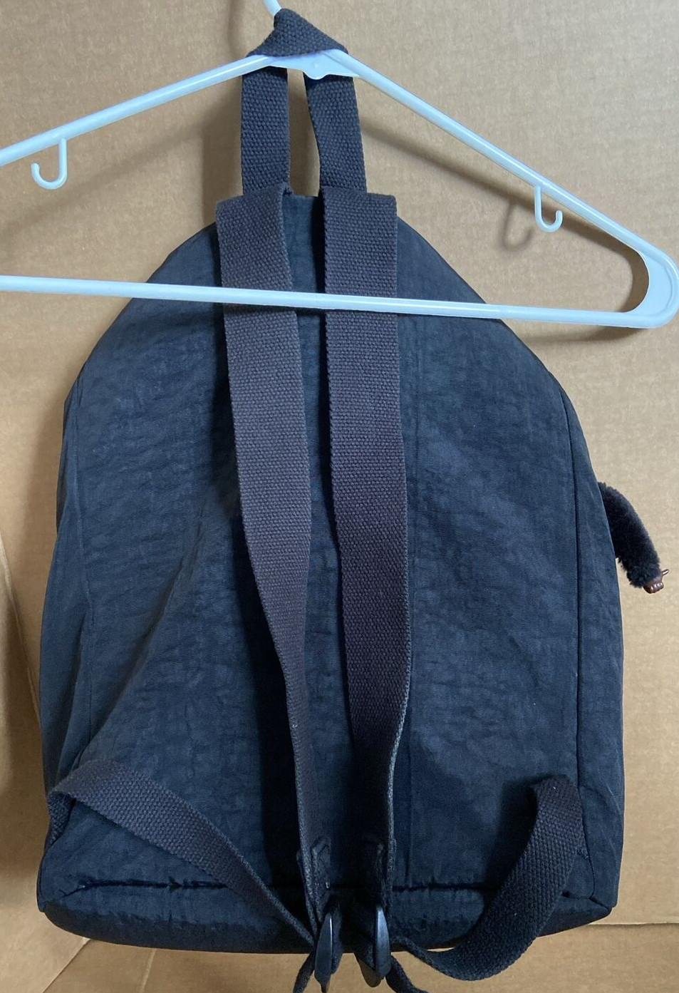 Kipling Black Drawstring Backpack 2 Front Zip Poc… - image 2