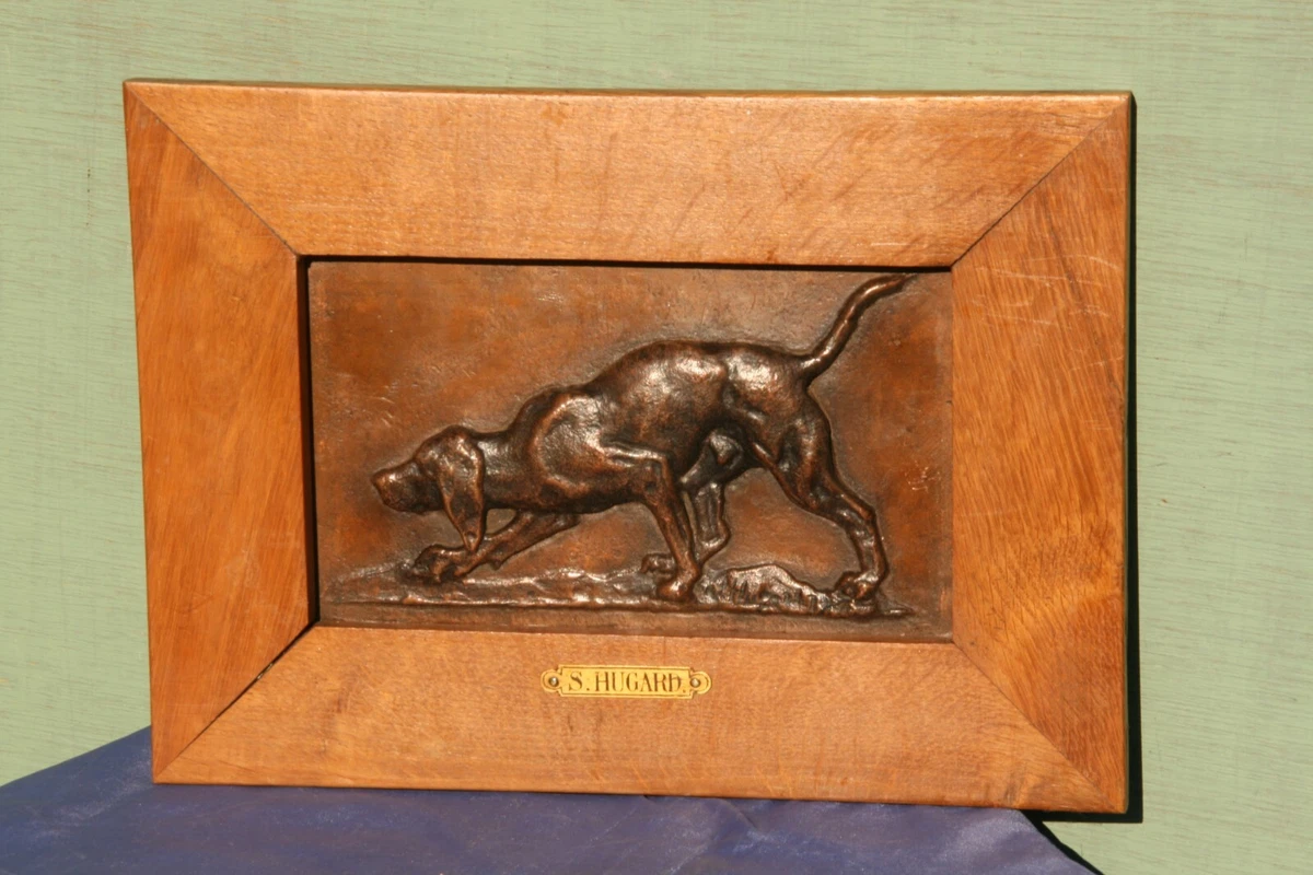 ANCIENNE PLAQUE DE METIER GARDE CHASSE STE CHASSE ETAULES CHARENTE MAR