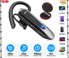 Link Dream Bluetooth Earpiece Wireless CVC - 8.0 Headset for Cell Phone Dual Mic