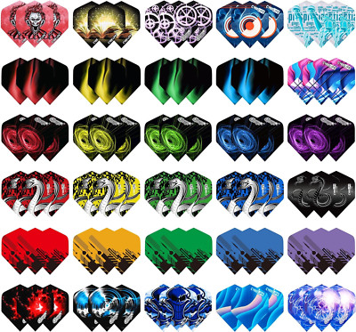 Dart Flights Set 90 Stück PET Standard Zubehör für Soft Steel Dartpfeile
