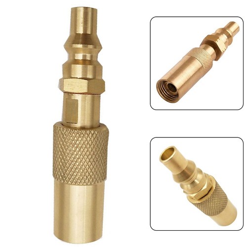 1/4" Propane Natural Gas Quick Connect Fittings Adapter For Coleman