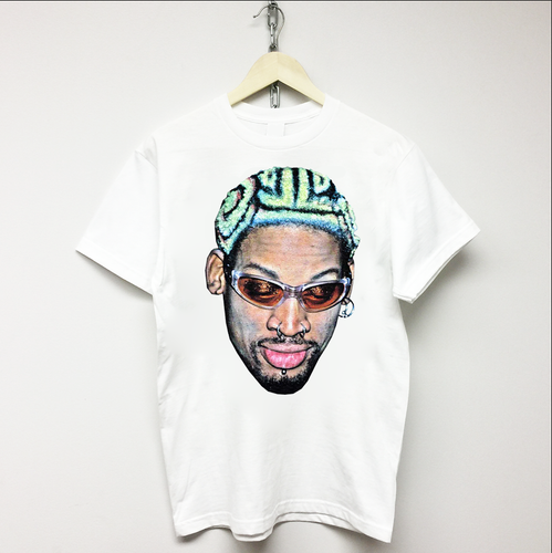 Buy DENNIS RODMAN T-SHIRT vtg rap tee 