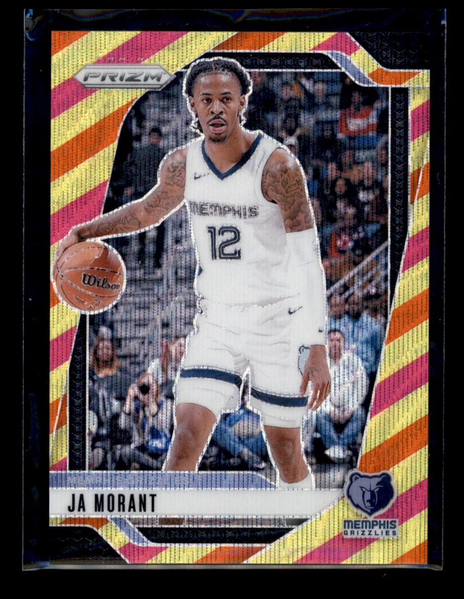 2024-25 Panini Prizm Basketball #64 Ja Morant Multi Wave 19/88 Memphis Grizzlies