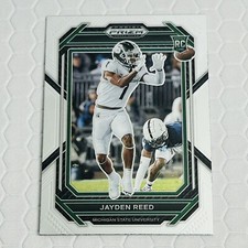 Jayden Reed RC 2023 Panini Prizm Draft Picks Green Bay Packers Michigan State