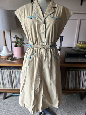vintage flapper dresses Unique Vintage 1920s Black & Cream Wilshire Flapper Day Dress XS/0-2
