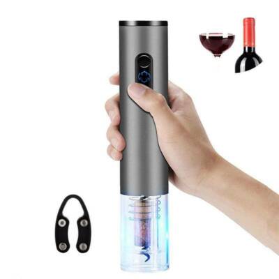 Automatic Electric Wine Bottle Opener Cordless Corkscrew With Foil Cutter US