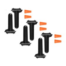 6 pack Waterproof Silicone Sealed Wire Splices for In-Ground Pet Dog Fence Wires