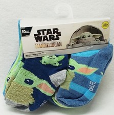 Disney Star Wars The Mandalorian Toddler Boys Socks 10-Pack Size 12-24Months/New