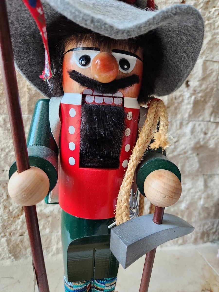 NWT VINTAGE STEINBACH NUTCRACKER TYROLEAN MOUNTAINEER CLIMBER
