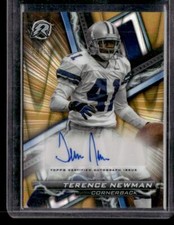 2023 Topps Composite Terence Newman Resurgence Sigs Gold Power Surge SN,AU