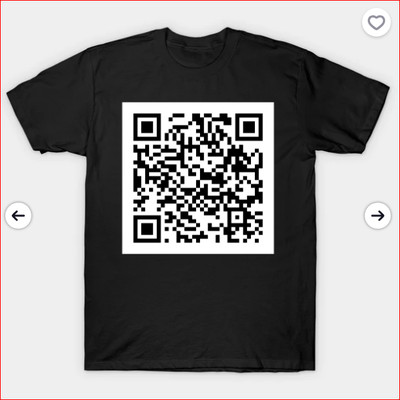 Rick Q-R-C-o-d-e Roll T-Shirt