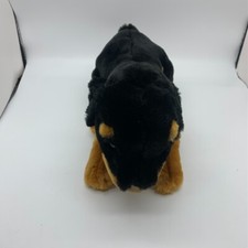 Vintage Animal Alley Plush Dog Rottweiler Puppy Bean Bag Stuffed Toy 14  