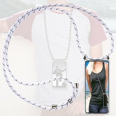 Schutzhülle Für Apple iPhone 7 8 PLUS Kordel Band Handy Kette Case Tasche Hülle