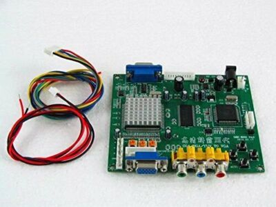 #ad CGA EGA RGB to VGA GAME Video Converter pcb VGA Output Game Convert GBS8200 $22.80