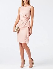 TRUTH& FABLE, TWIST TUNIC, MINI DRESS IN BLUSH PINK, SLEEVELESS, SIZE XL