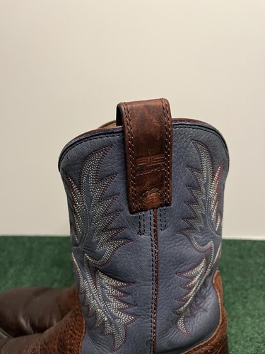 Ariat Sierra Saddle Work Boots Cowboy Western Leather Sz 9.5 Mens 35762 - Picture 2 of 9