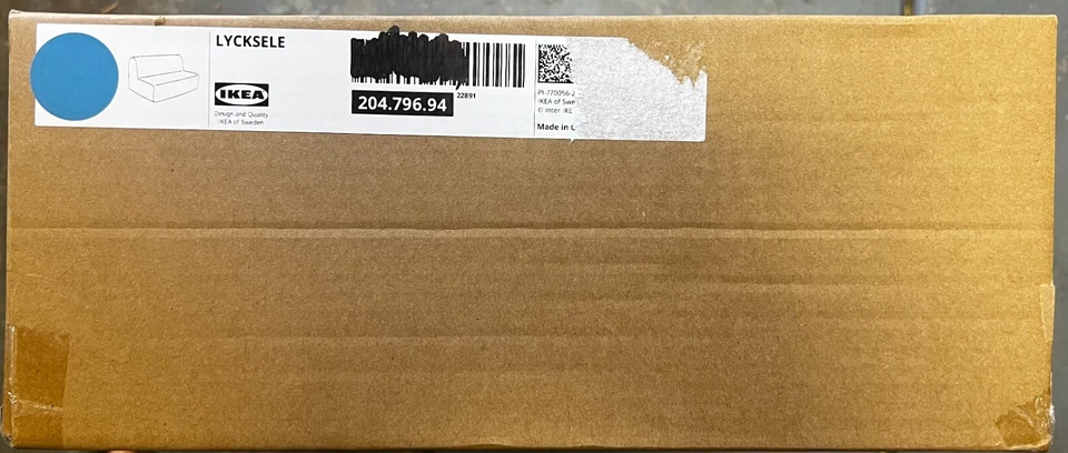 SOLO Funda para sofá cama Ikea LYCKSELE, Tutstad multicolor 204.796.94 - NUEVA Foto 4 de 4