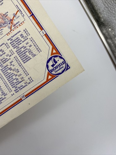 De colección. Estación de servicio petrolero Richfield 1957 mapa de viaje New Hampshire Vermont Maine - Imagen 9 de 12