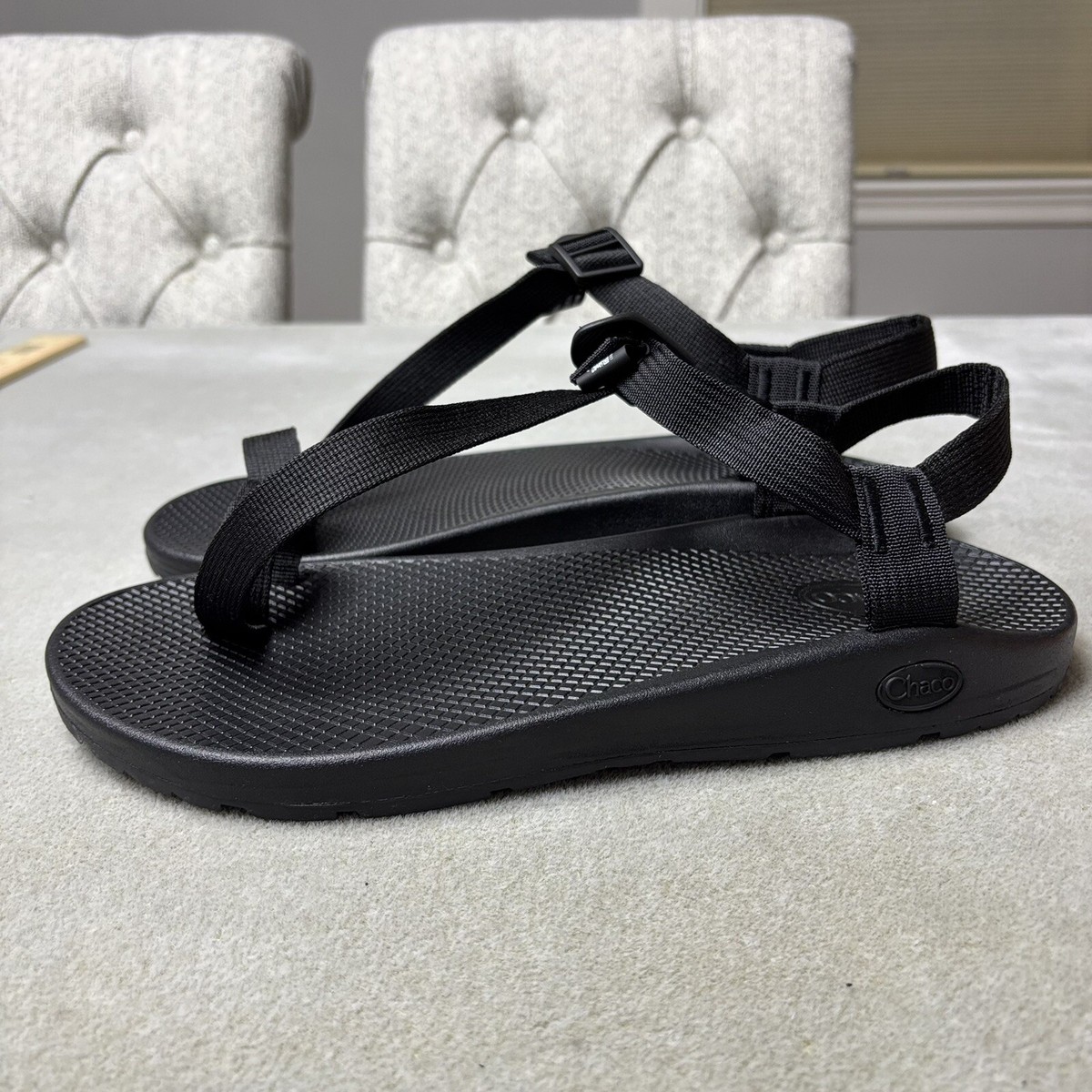 Chaco Bodhi Sandals Men Size 9 Black Toe Loop Adjustable Outdoor‎ Hiking Beach s-l1200.jpg main image 3