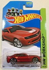 2014 Hot Wheels HW Workshop 2013 Hot Wheels CHEVY CAMARO SPECIAL EDITION Red