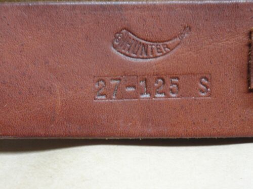 Vintage Hunter 27-125-S Brown Leather Ammo Belt 25 loops New Old Stock - Picture 3 of 10