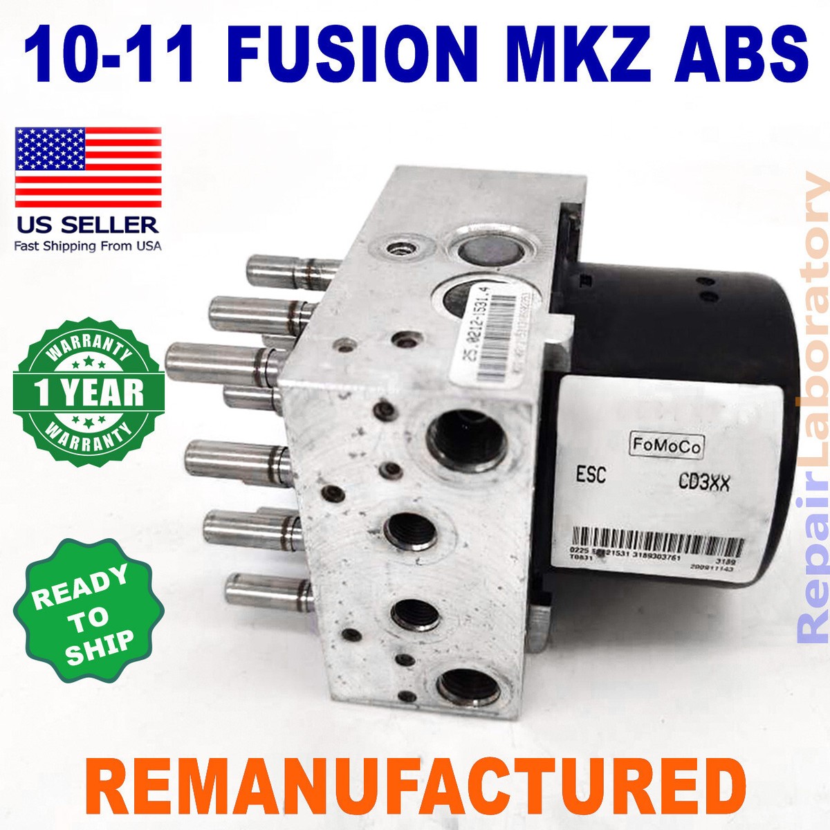 ✓ReBuilt✓ AE5Z-2C215-A 2010-2011 Ford Fusion Lincoln MKZ ABS